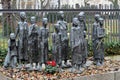 BERLIN, GERMANY - December 16 2017: Sculpture Ã¢â¬ÅJewish Victims of FascismÃ¢â¬Â